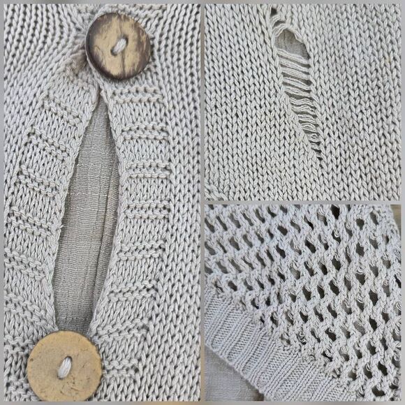 🍑Selfie Couture by Trendology Tan Asymmetric Sweater Small - Picture 10 of 12